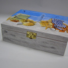 Dřevěná krabička - 6 přihrádek - Od moře