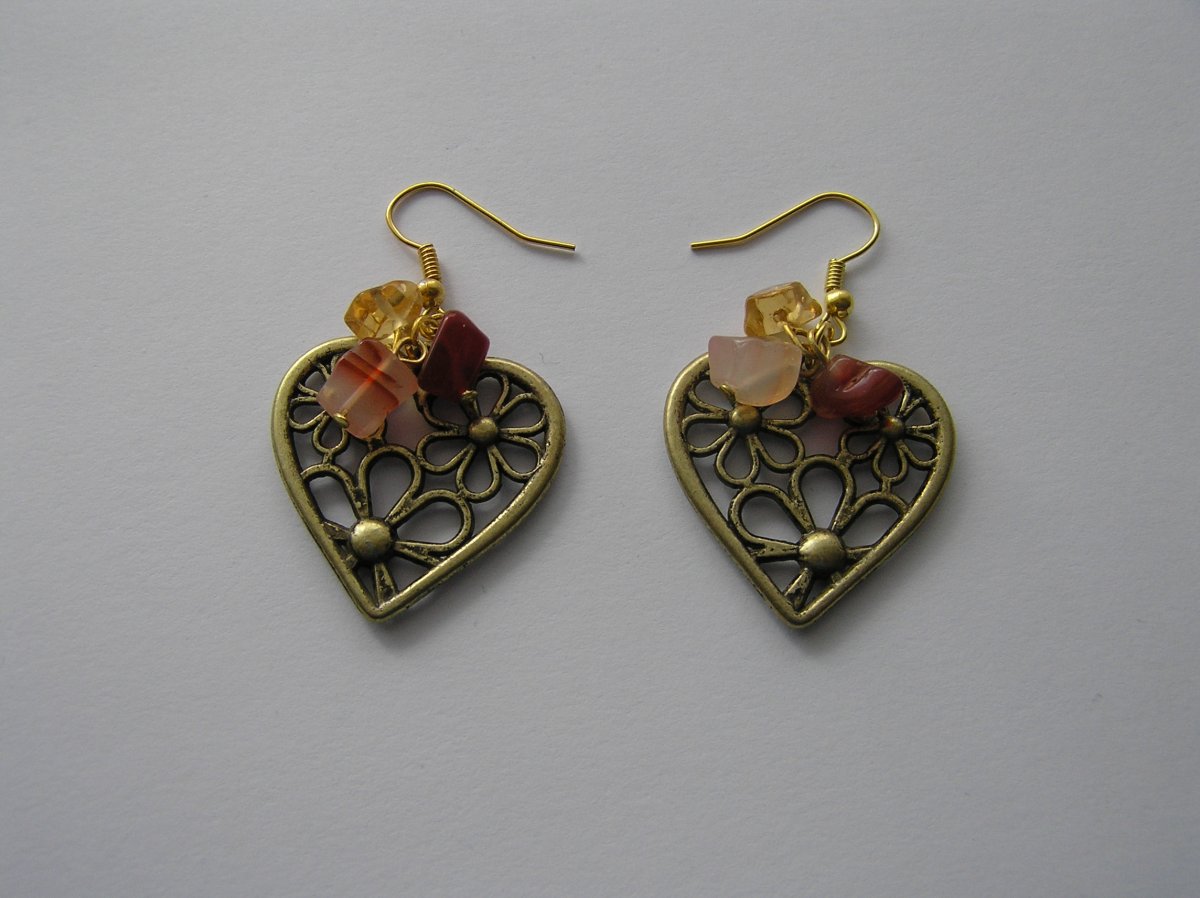 Náušnice Srdíčkové