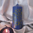 Svíčka válec s ornamenty