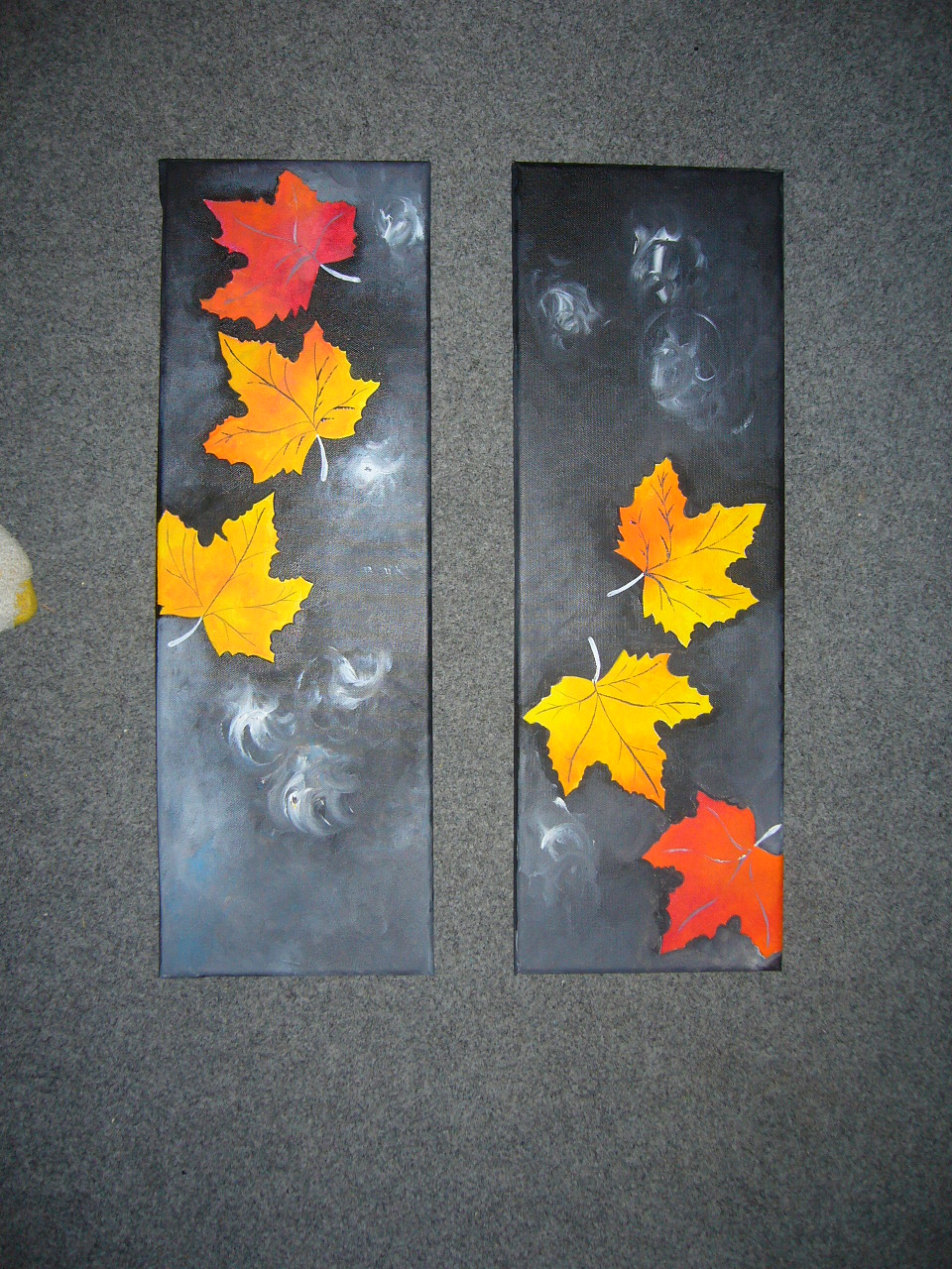 SET DVOU OBRAZŮ - PODZIMNÍ ČAS