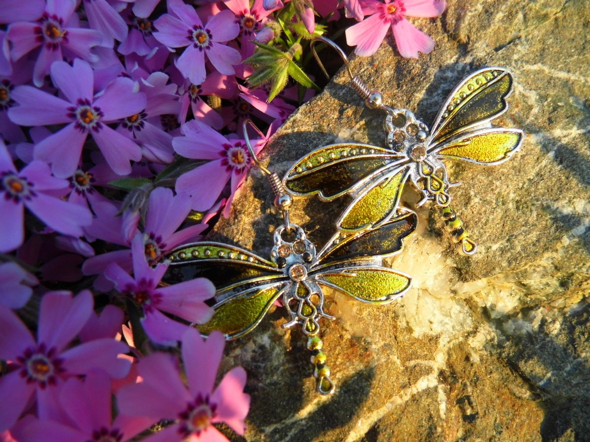 Náušnice vážky ll.