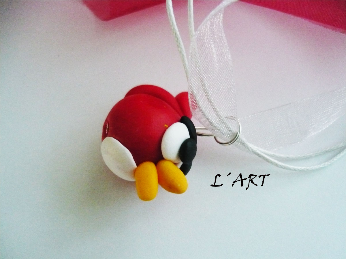 Červený naštvaný pták 