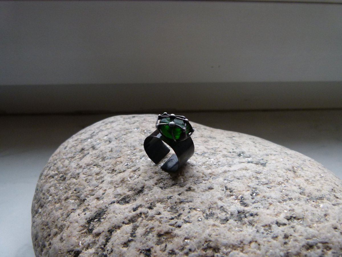 Prsten mořský zelený