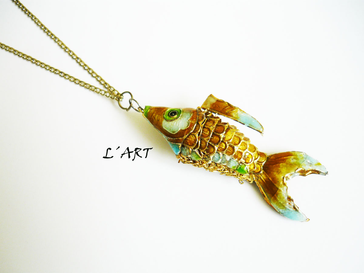 Zlatá pohyblivá rybka 