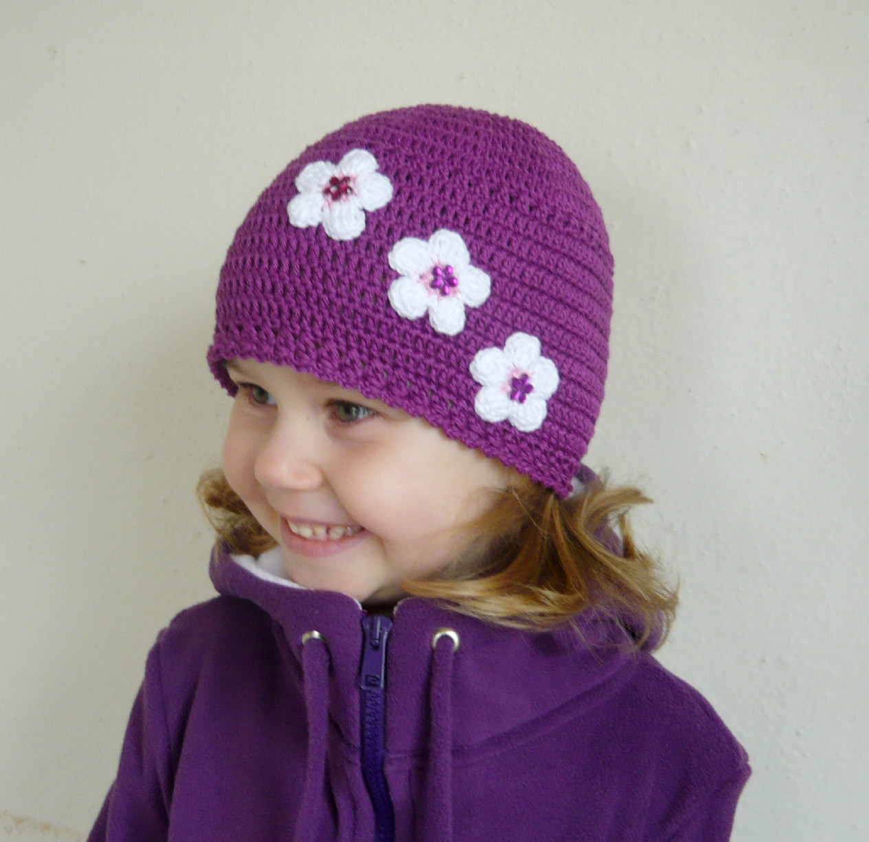 Háčkovaná čepička 