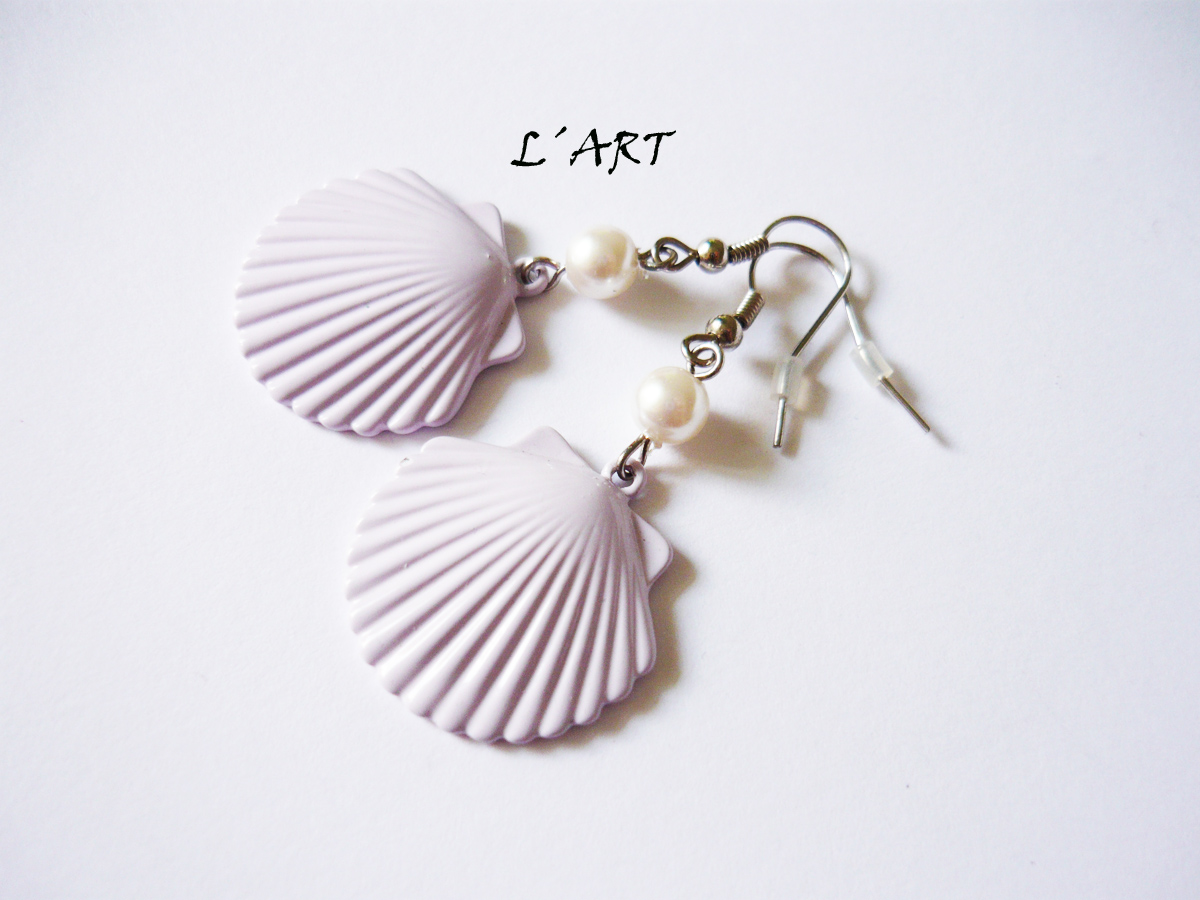 Náušničky od moře - mušle