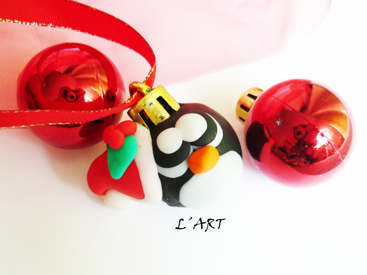 Vánoční ozdoba tučňák 