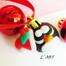 Vánoční ozdoba tučňák 