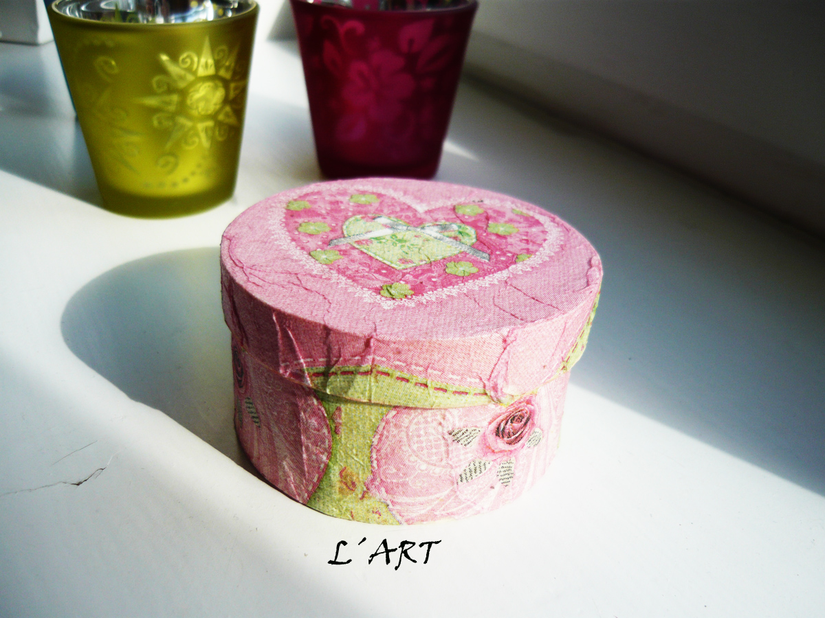 Růžová něžná krabička 