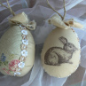 Vajíčka s králíčkem ve stylu Shabby Chic