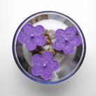 Plovoucí svíčky - kytičky (violet)