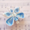 sponka Butterfly blue