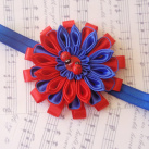 čelenka Bleu et rouge