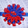 čelenka Bleu et rouge