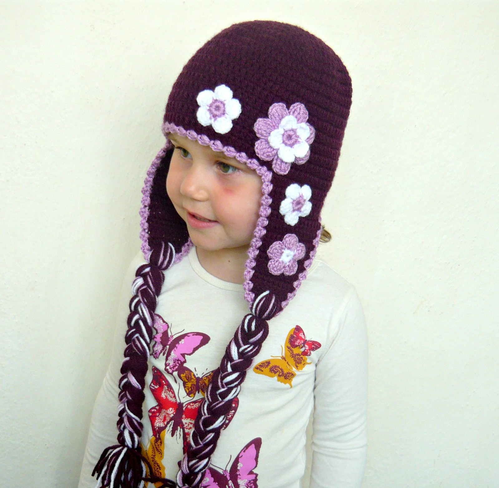 Háčkovaná ušanka 