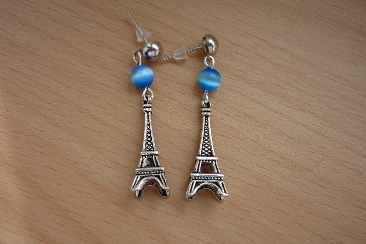 Náušnice Eiffelovka