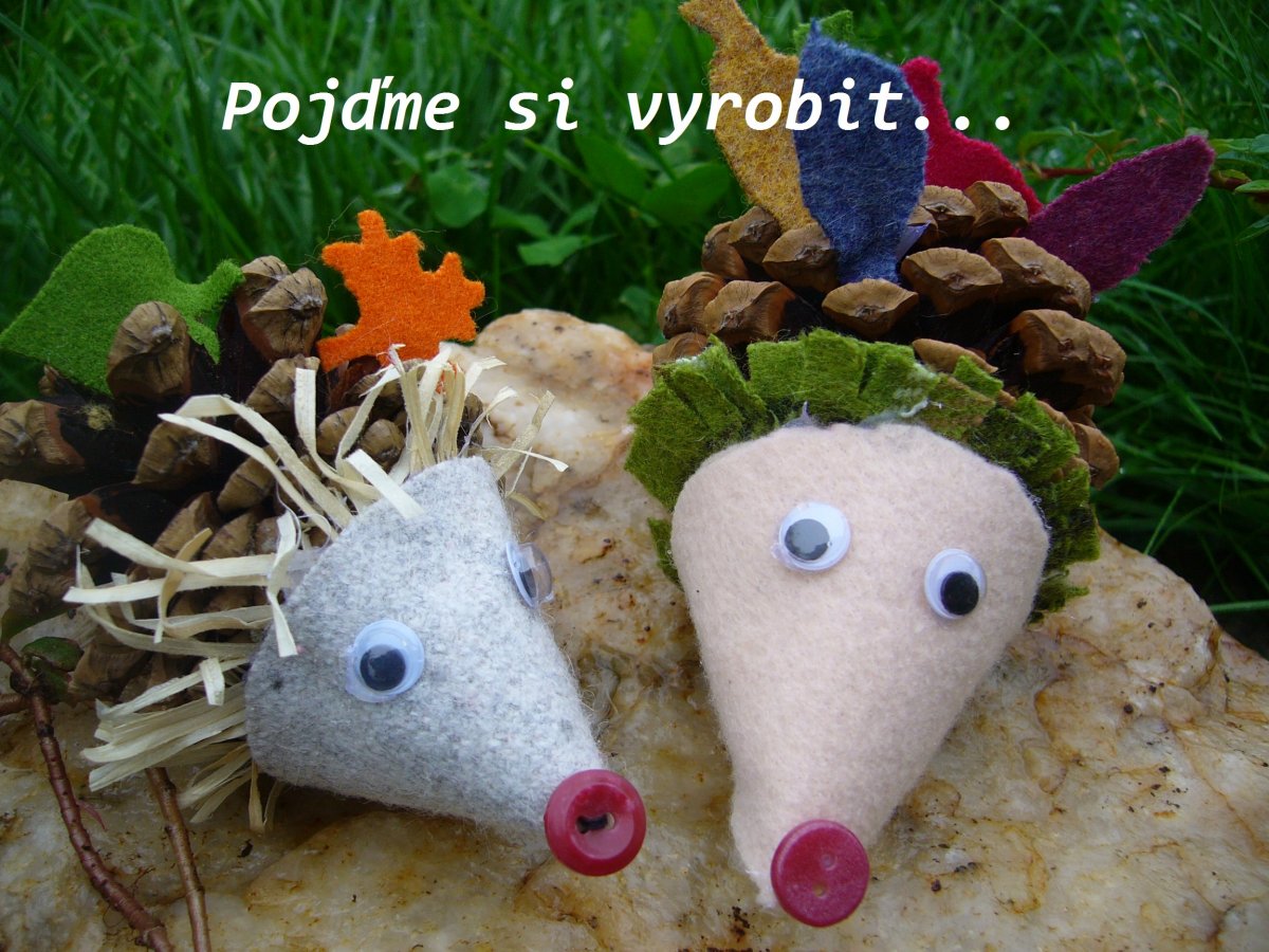 Ježečci Bodálček a Jehlička - kreativní sada