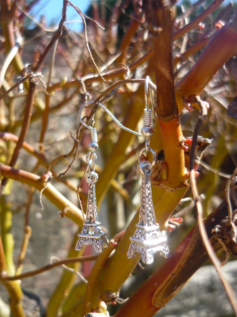 Náušničky Eiffelovky