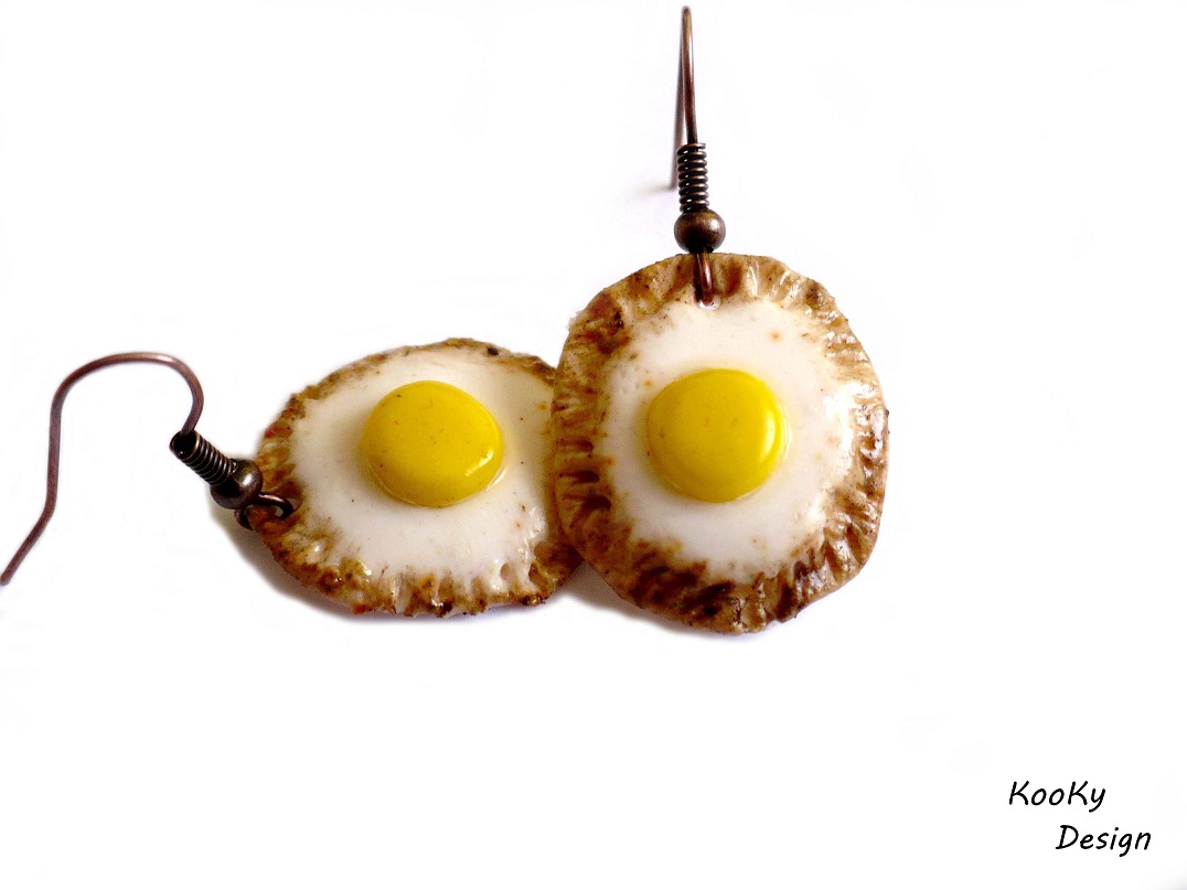 Visací náušnice - volské oko II.