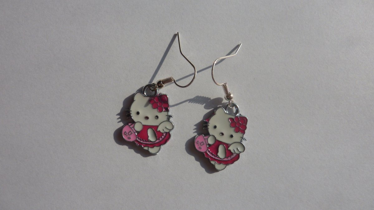 Náušnice Hello Kitty