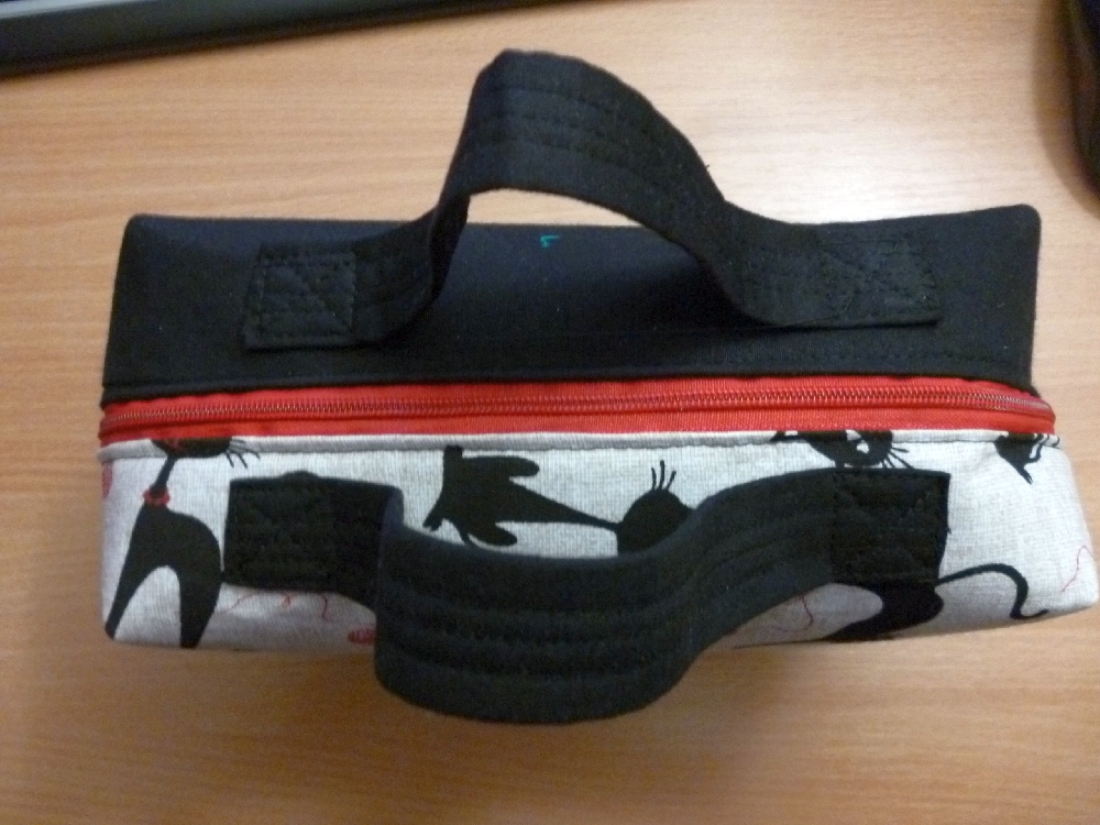 Taštička Černé kočky v béžové