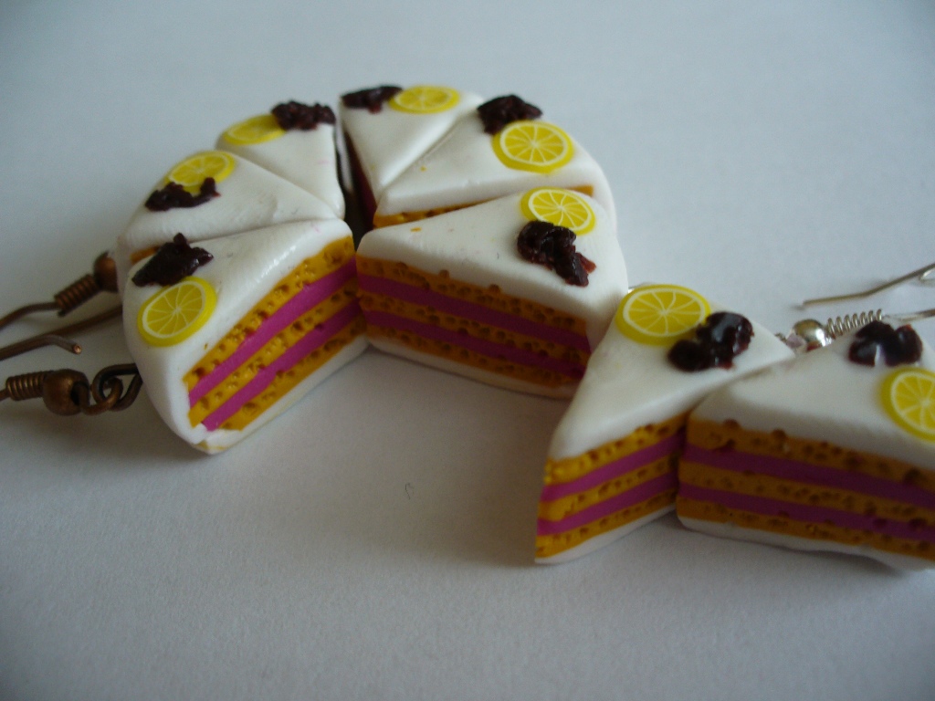 Náušnice dortíkové