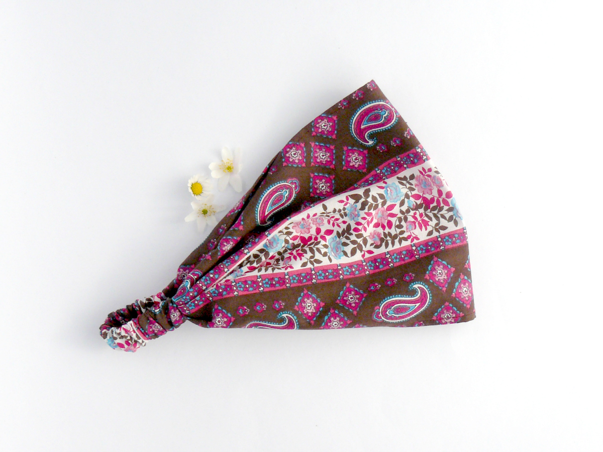 Látková čelenka, šátek - slovanské vzory