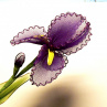 kosatec - nylonový květ