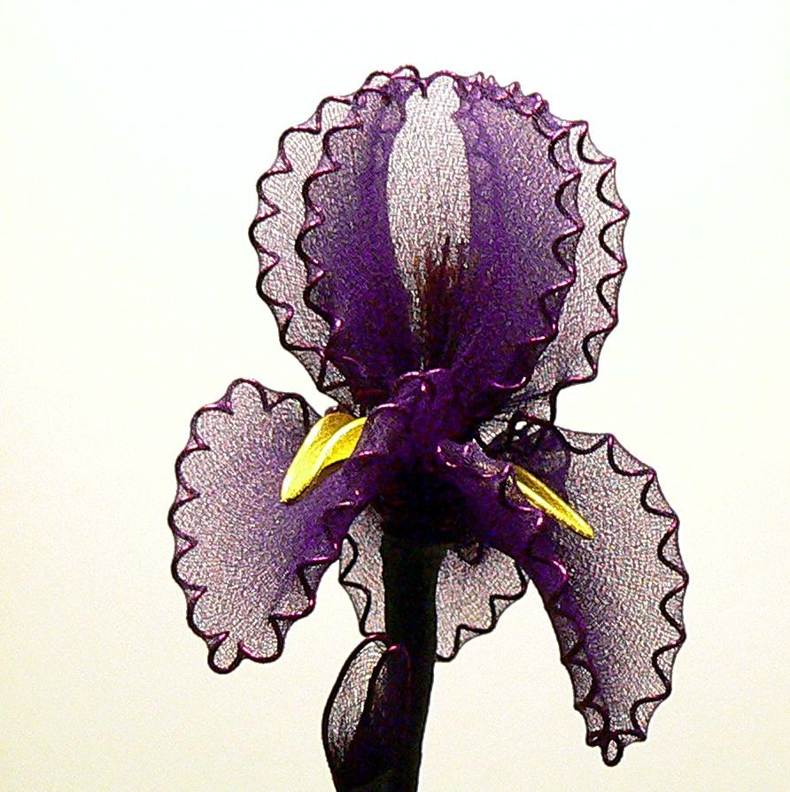 kosatec - nylonový květ