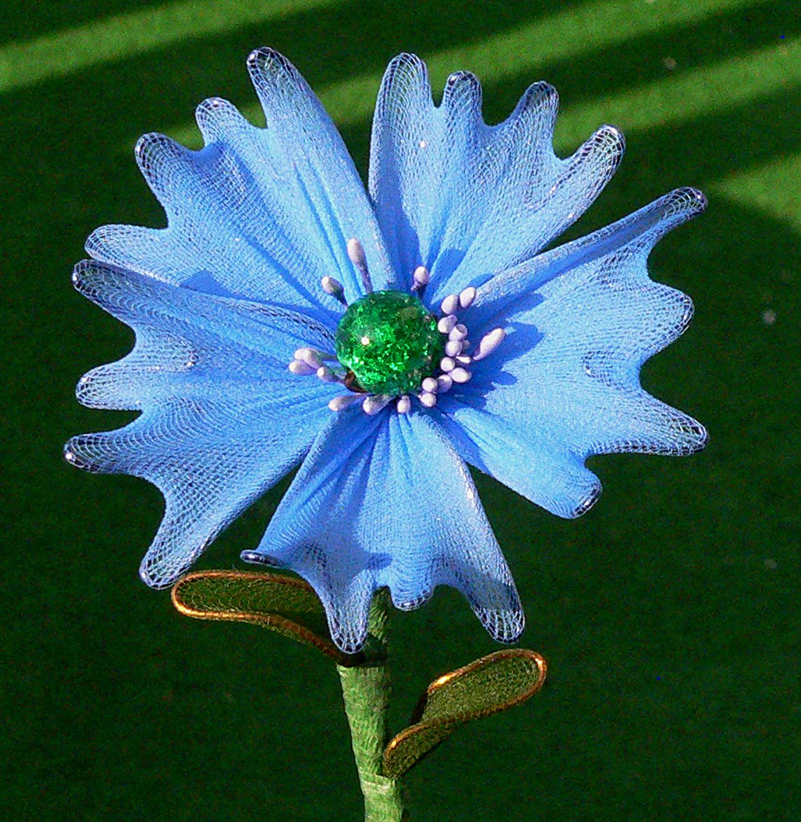 chrpa - nylonový květ