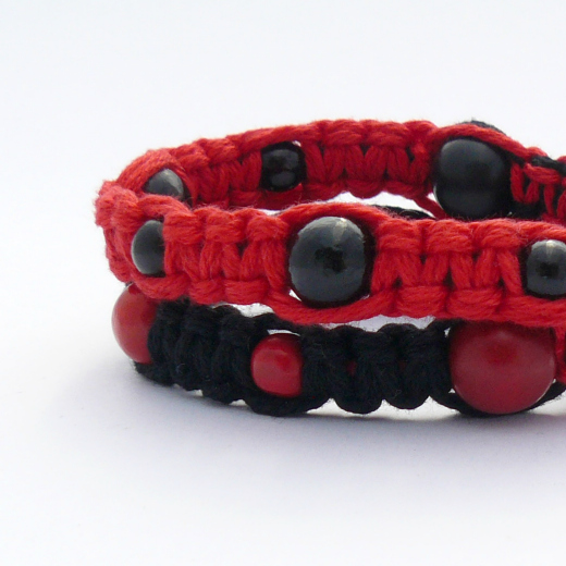 Macramé náramek - Londýn