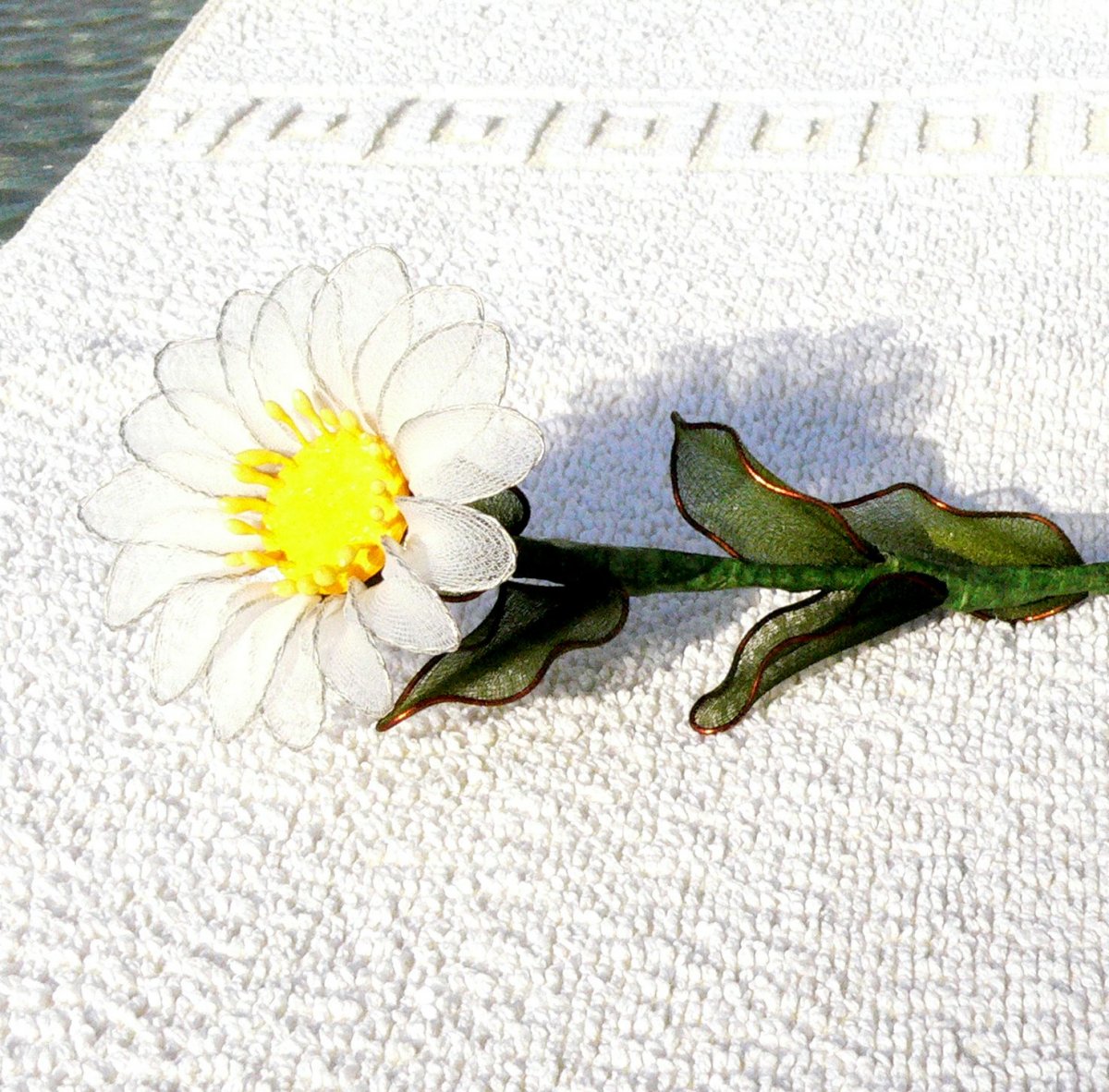 kopretina - nylonový květ