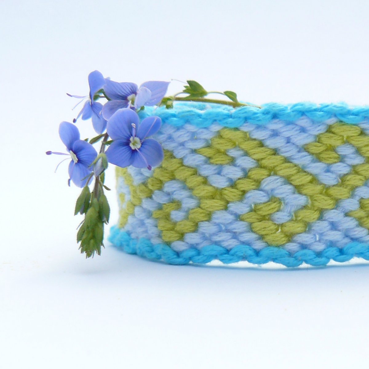 Macramé náramek - bouřka