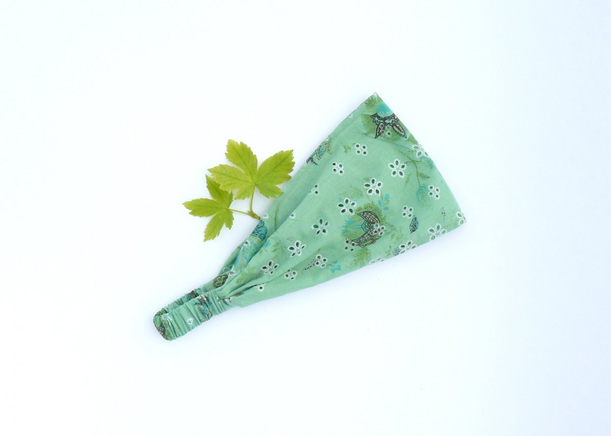 Látková čelenka - krajka - DĚTSKÁ