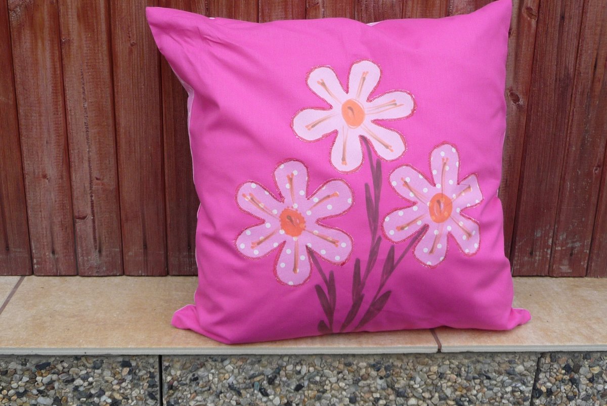 Povlak na polštář květinová louka