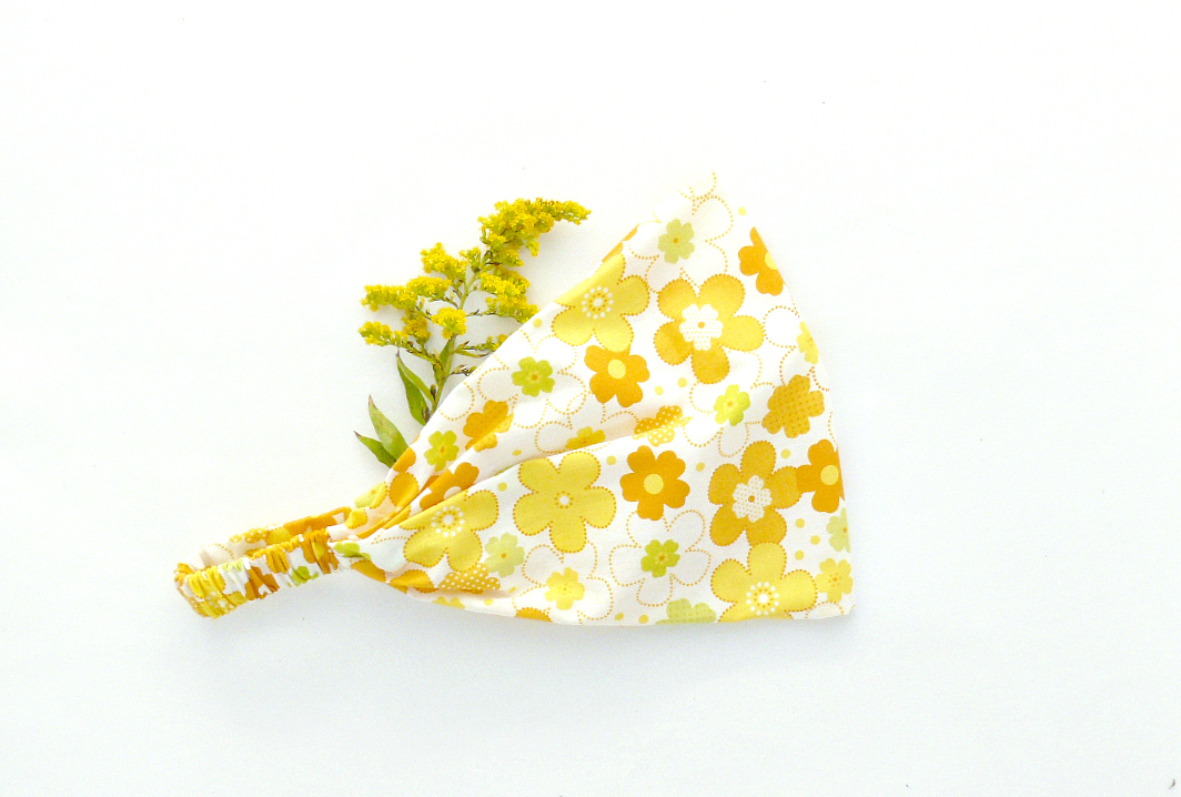 Látková čelenka - úsměv od slunce