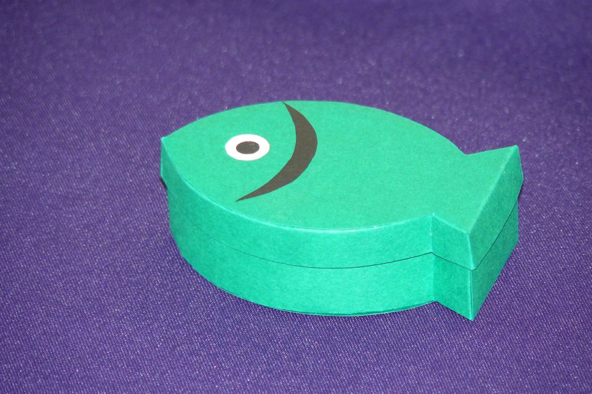 Ryba krabička s víčkem