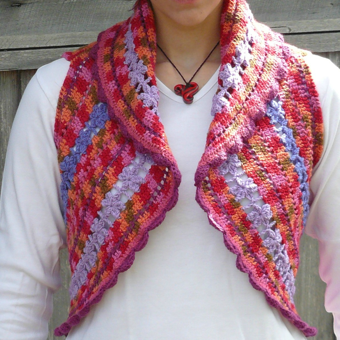 Vestička, bolerko.... v teplých tónech