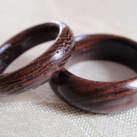 Snubní prstýnky palisandr santos a wenge