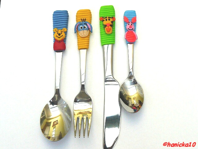 Dětský příbor - Medvídek a jeho přátelé