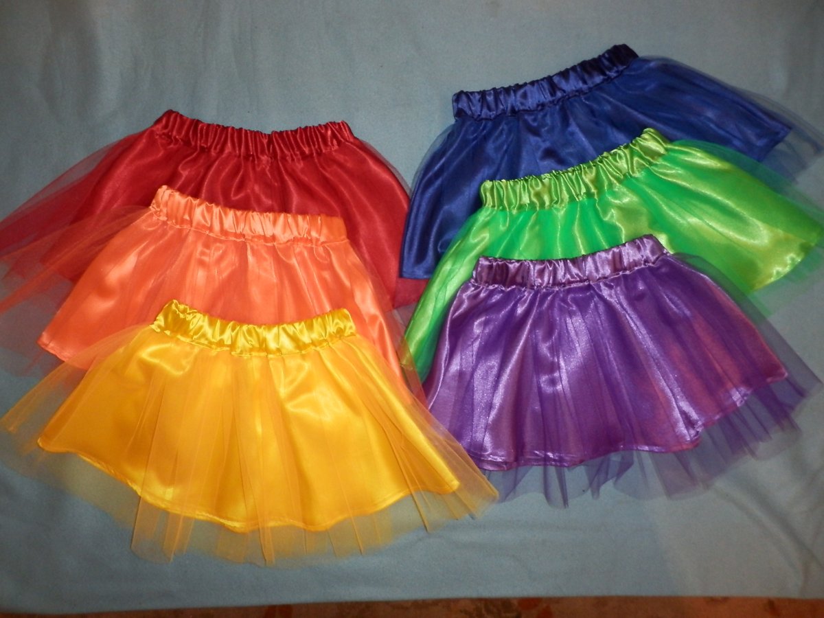 Ellen - tylová sukýnka v různých barvách