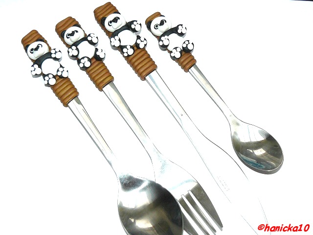 Příbor pro dospělé  - panda