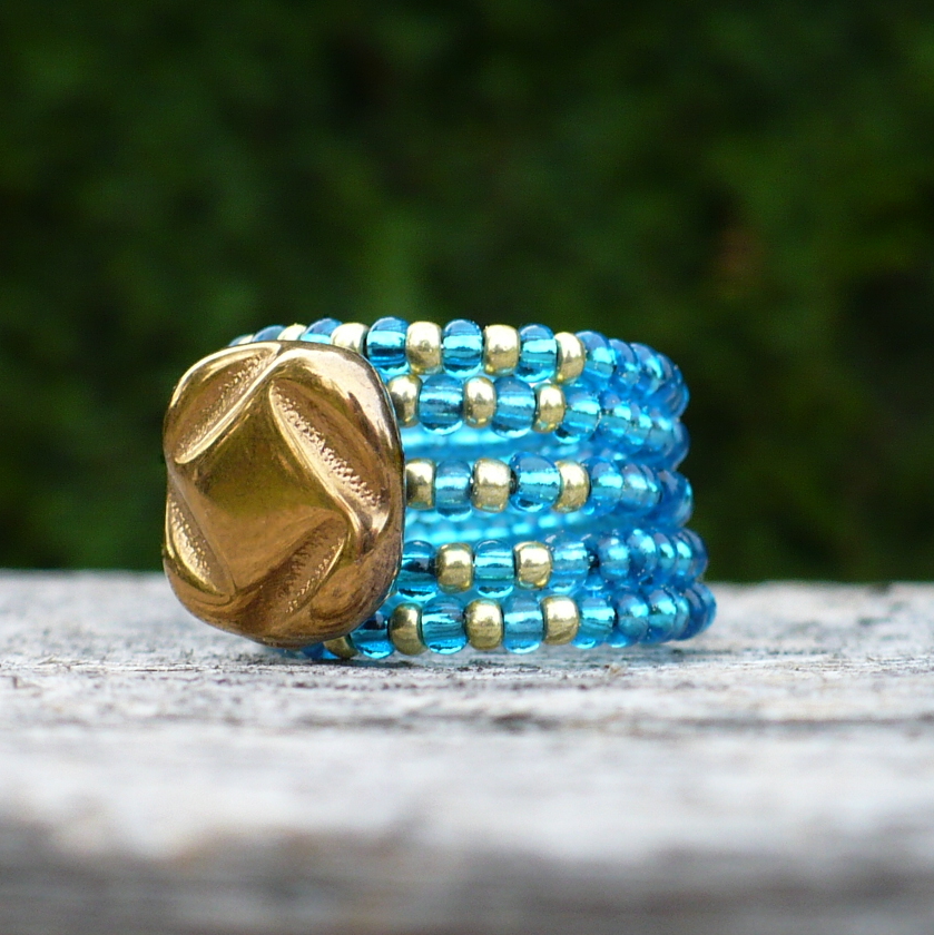 Zlatomodrý - prsten