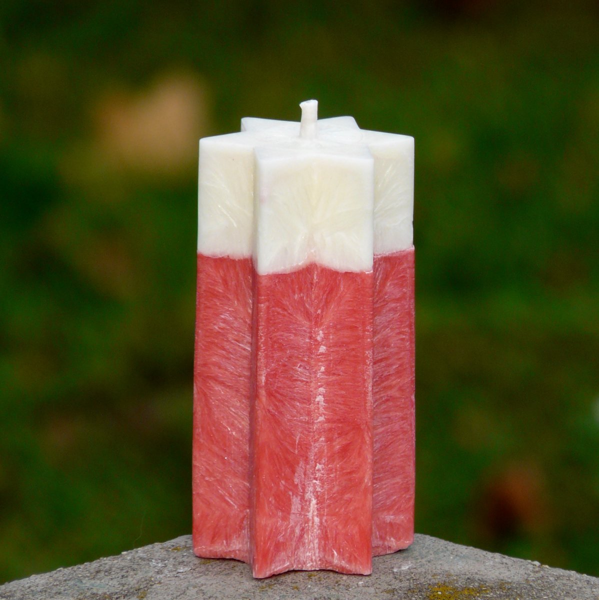 Vonná svíčka - hvězda s vůní višně