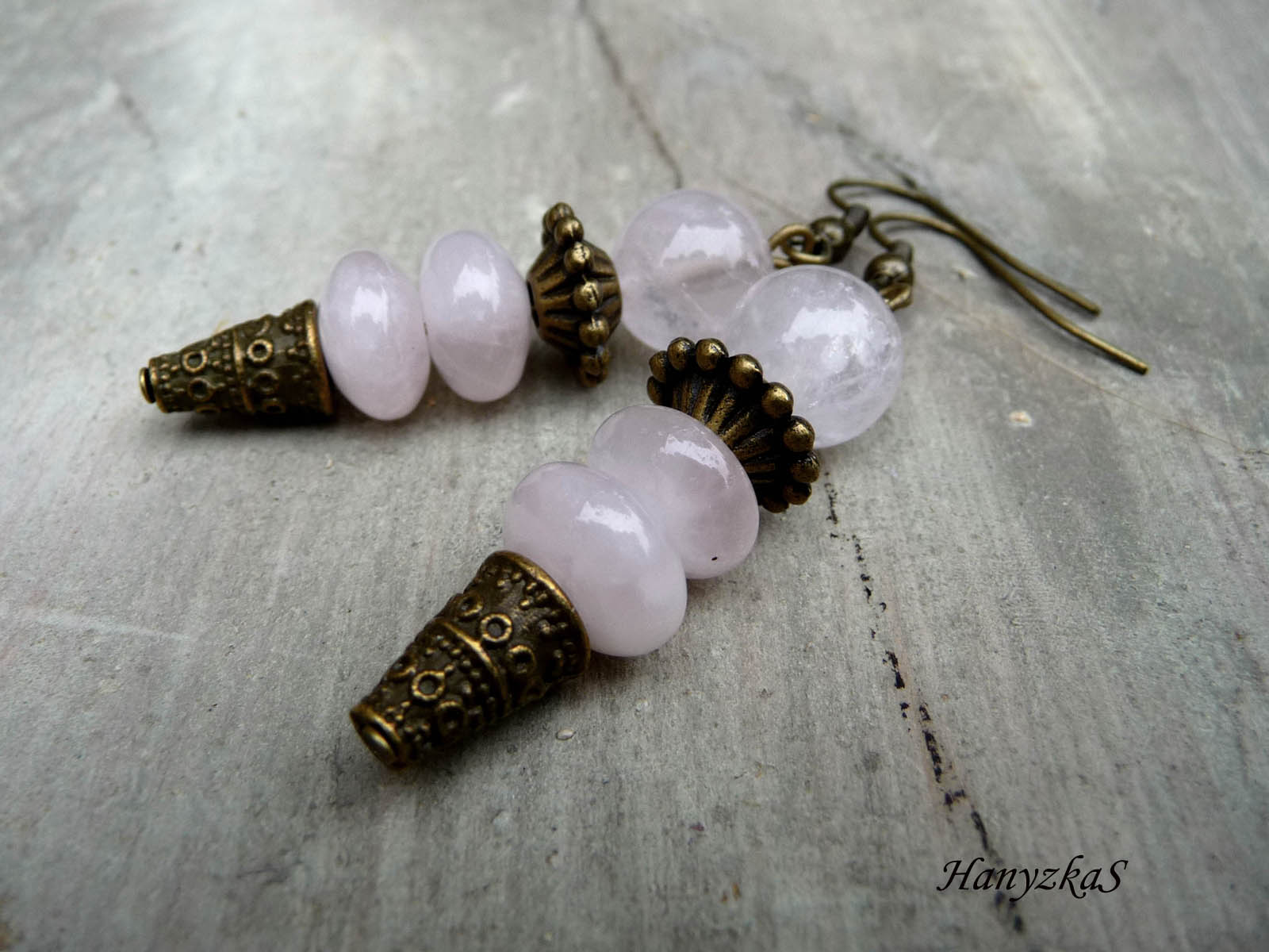 Náušnice: Růženínové disky