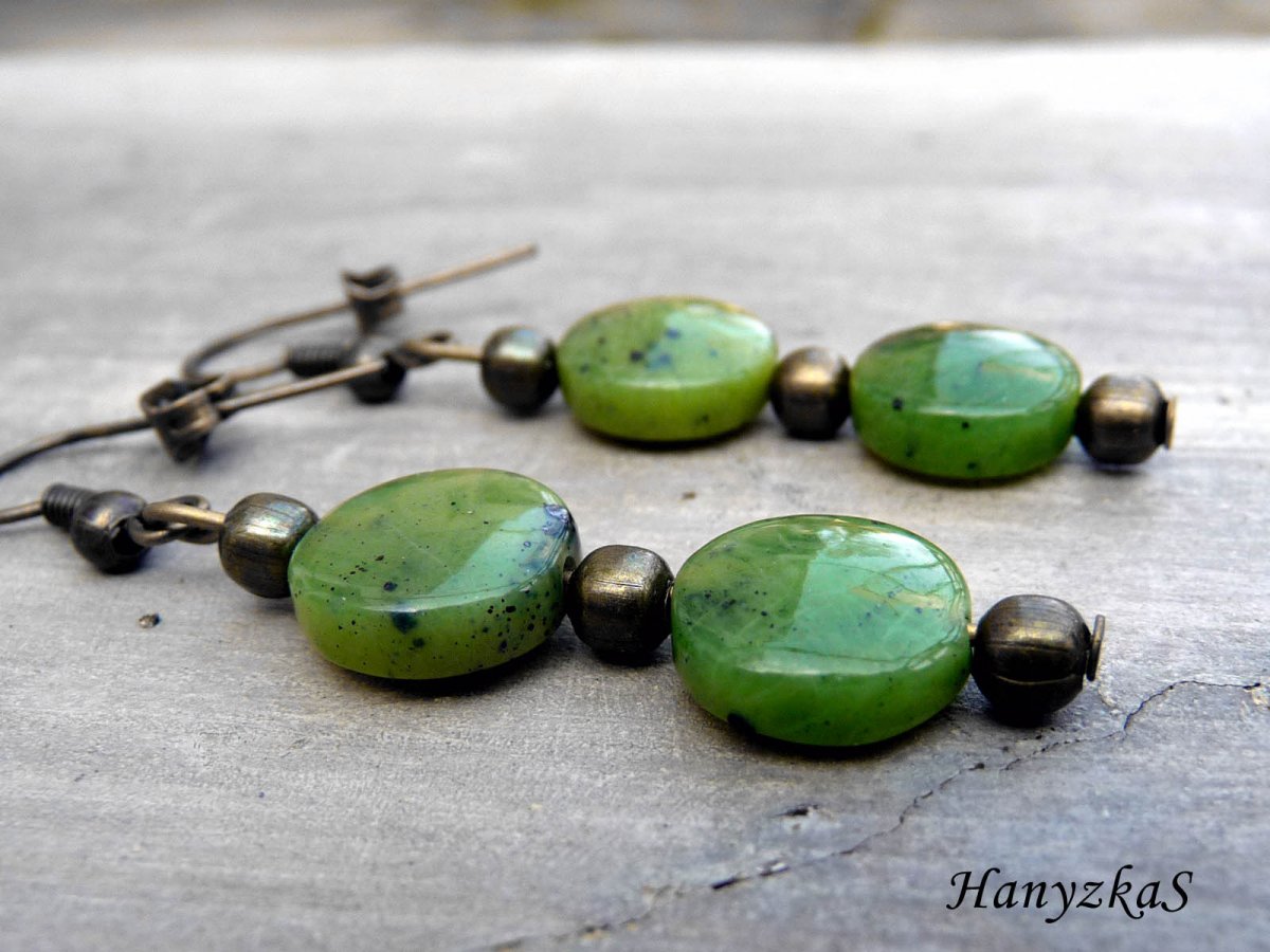 Náušnice: Jadeitové