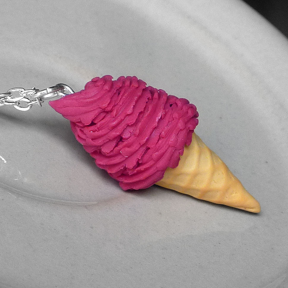 Malinová točená zmrzlina