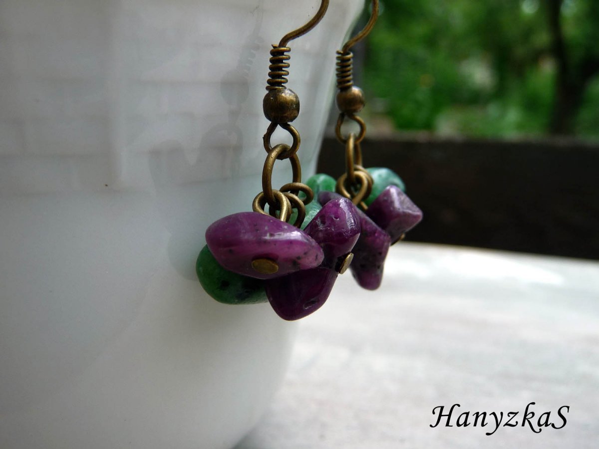 Náušnice: Ve stínu kapradin