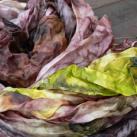 Fialová s jablkem, 180x90 cm