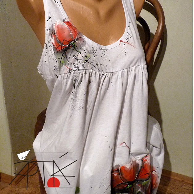 Tílko malované, vel. 46-54